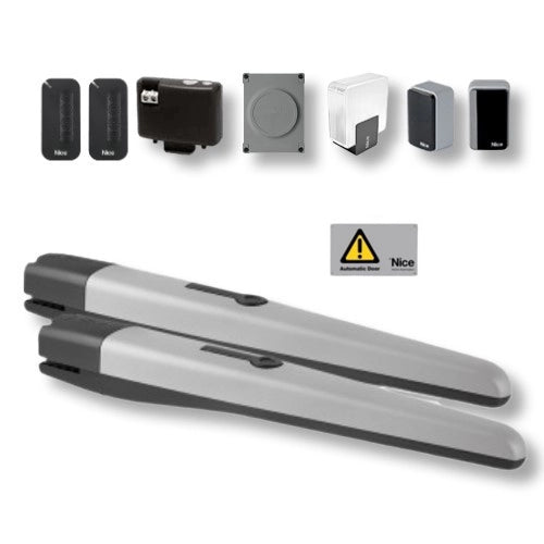 KIT CANCELLO A BATTENTE FINO 3M 24V NICE TOONA4024KCE TOONA TO4024 AUTOMAZIONE