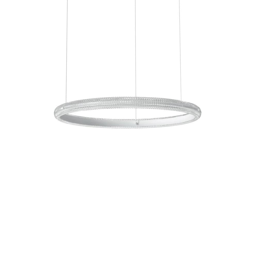 Lampada Sospesa Collezione MIRACLE LED 37W Luce Calda 3000K Bianca Ideal Lux