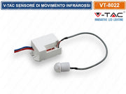 V-TAC VT-8022 SENSORE DI MOVIMENTO A INFRAROSSI PER LAMPADE LED - SKU 5082
