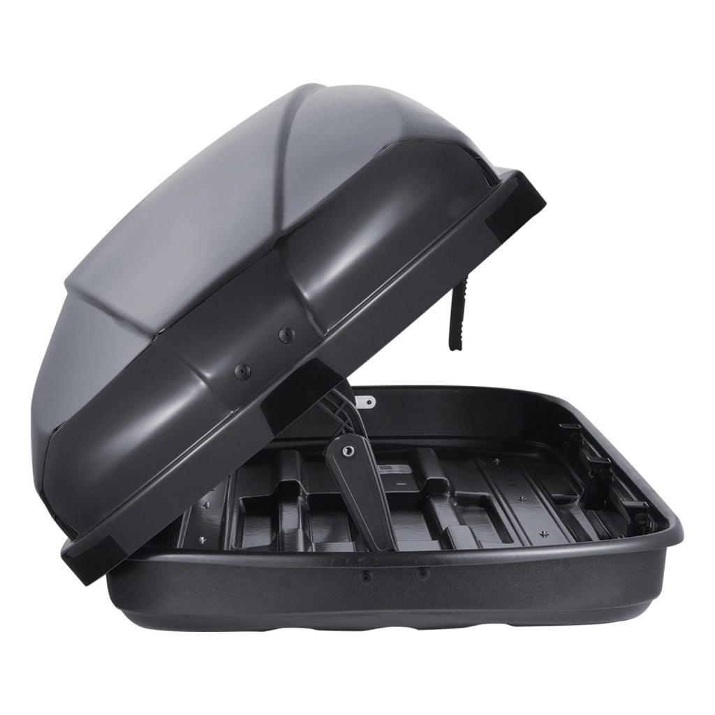 Box da Tetto Auto WP3005 220 L in ABS Nero Baule Portapacchi Aerodinamico con Doppia Apertura e Serratura Antifurto Universale per Auto e SUV