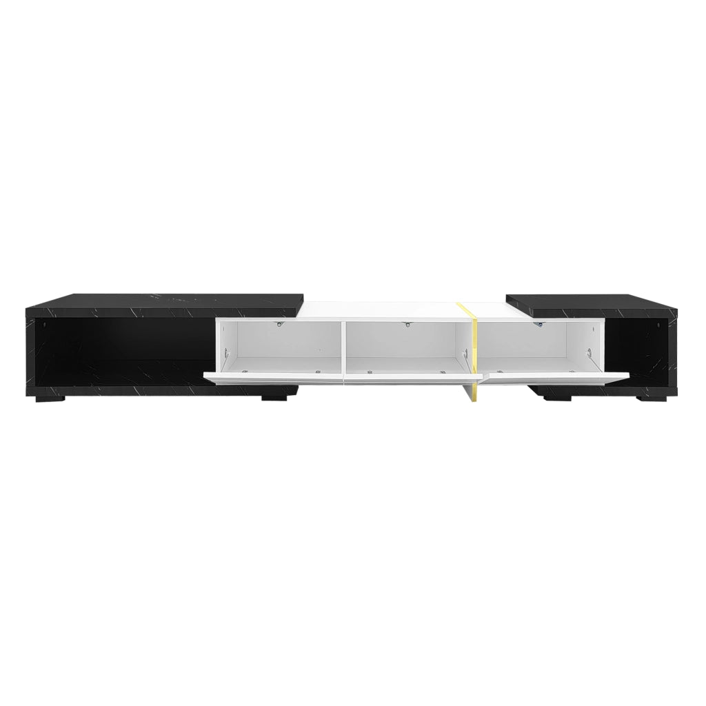 Mobile porta tv allungabile da 140 a 260 cm con elementi ruotabili
