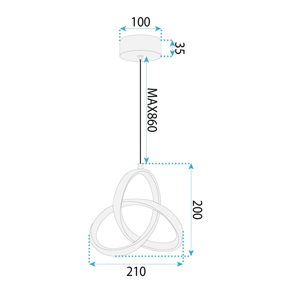 Lampada Led App1783-cp White