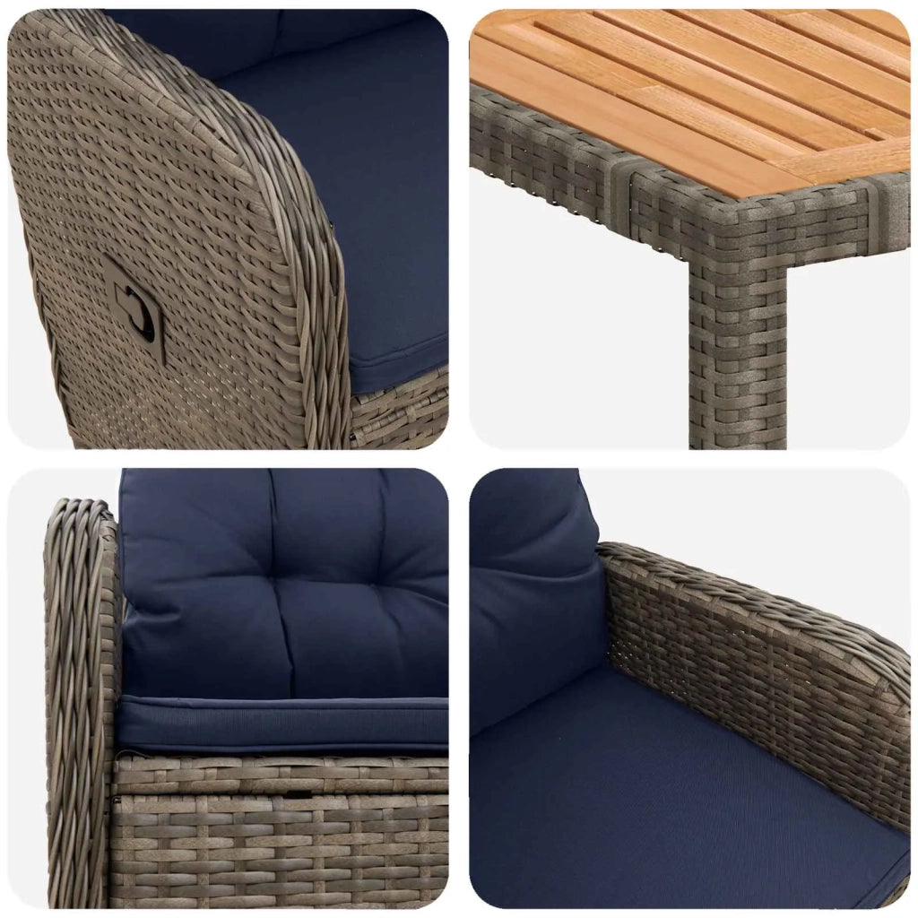 Set da pranzo per esterni 3 pz 3422286