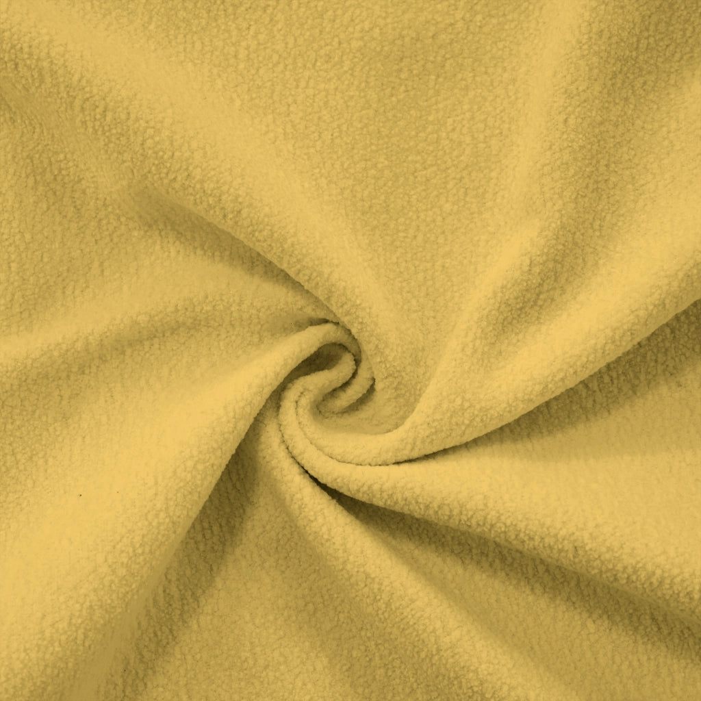 Divano Angolare 4 Posti in Tessuto Chenille con Poggiapiedi ¨C MINIMAL ¨C Giallo