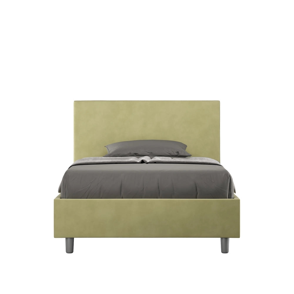 Letto 1 Piazza e Mezzo 110x200 cm con Rete Adele Tè Verde