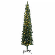 Albero di Natale | Decorazioni natalizie Artificiale Sottile con 150 LED 150 cm