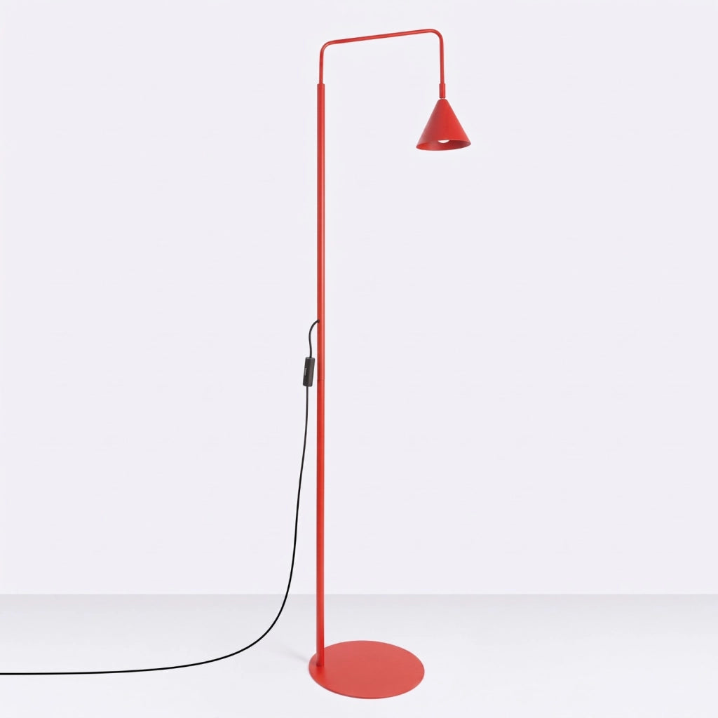 Lampada da terra NOX rosso