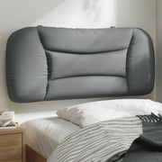 Coussin de tête de lit Hvar gris clair 80 cm tissu