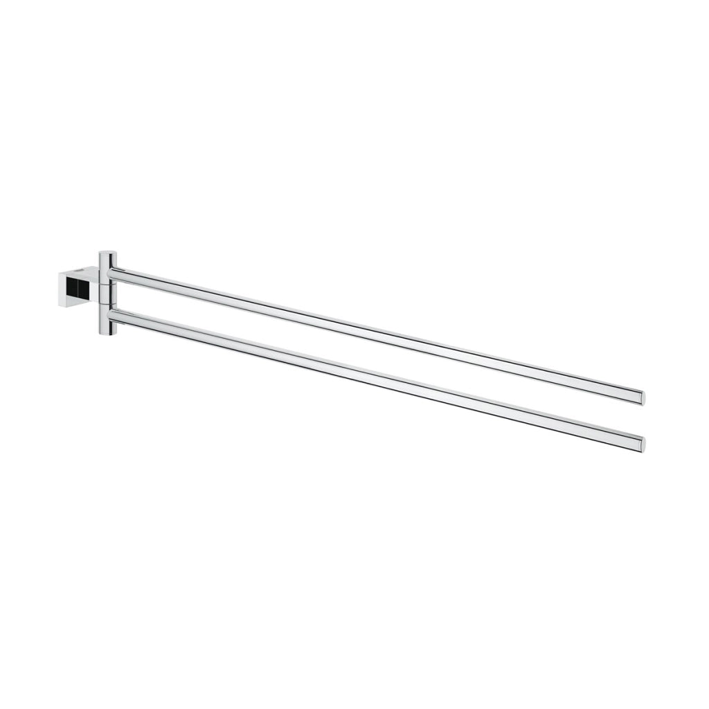 PORTASALVIETTE DOPPIO ESSENTIALS CUBE- Cromo - Lungh. 44 cm- GROHE- pezzi 1