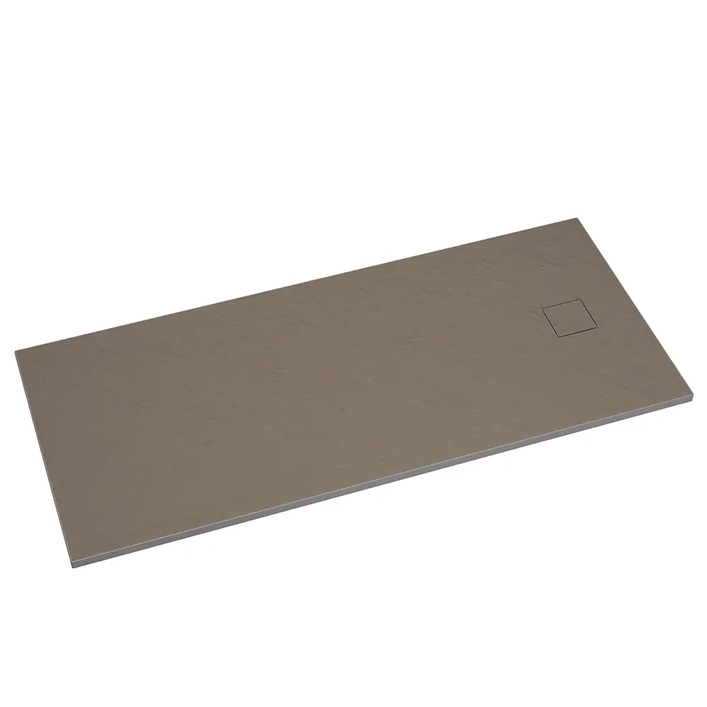Piatto doccia 70x170 cm colore marrone effetto pietra | Samos