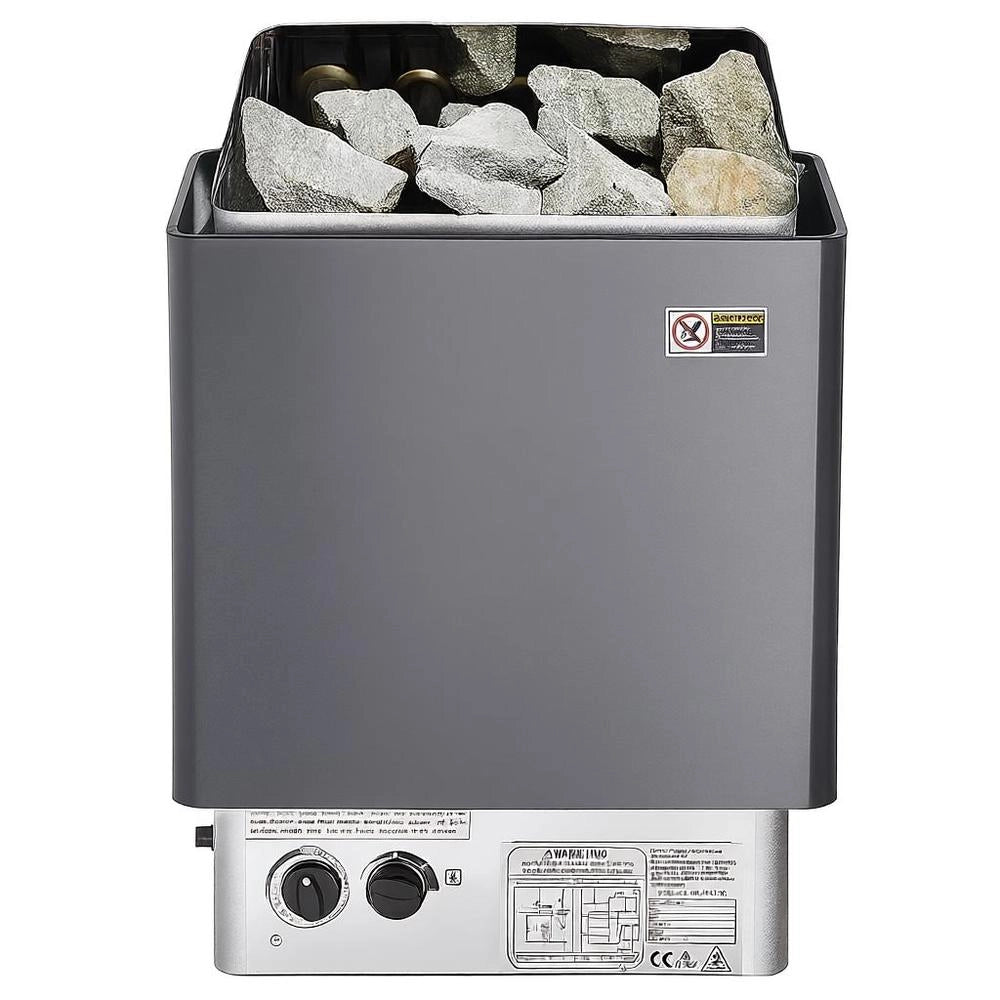 Stufa Sauna Elettrica 8KW Portatile Interno Esterno 400V Timer 3 Ore Controllo Integrato 8-12m³ Hotel