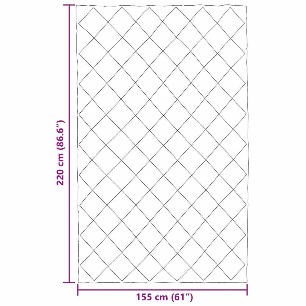 Duvet Estivo Antracite 220 x 155 cm Microfibra 42025411
