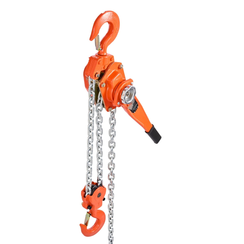 Paranco a Catena Manuale a Leva HSH6.0T, Capacità 6000 kg, Catena Acciaio G80 Sollevamento 6 m, Robusto ed Ergonomico per Officina Garage