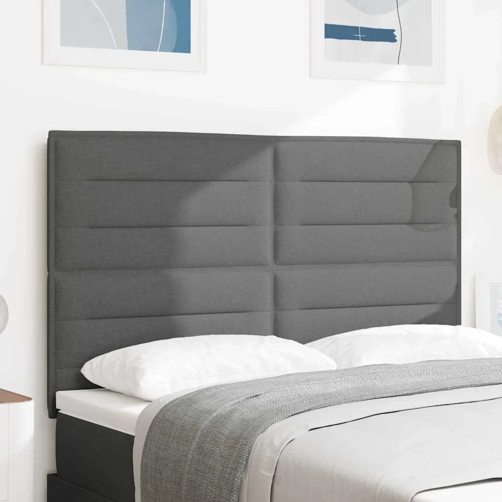 Testiera | Testata Grigio scuro 160 cm Tessuto
