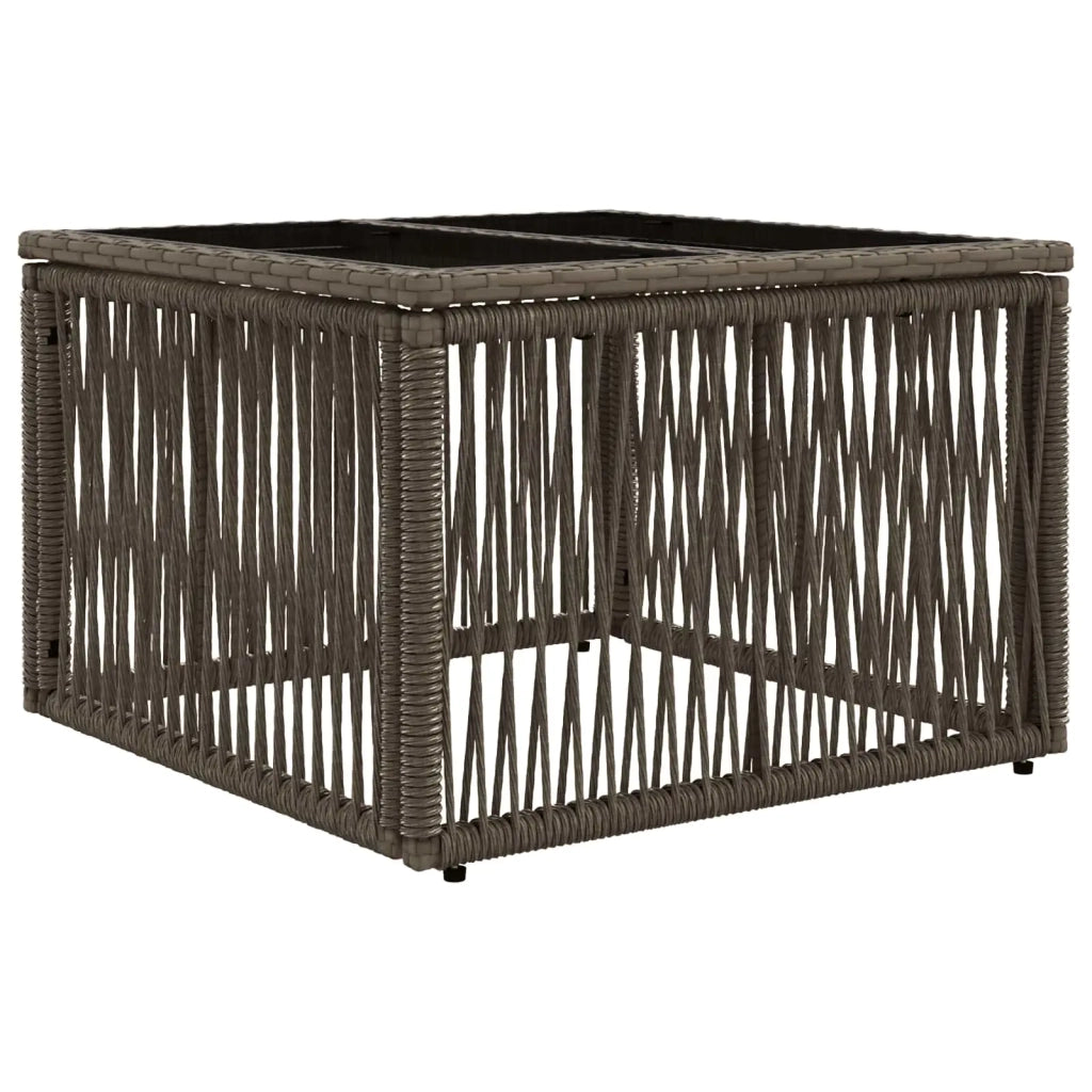 Set Divano da Giardino 7 pz Grigio polyrattan 3436088