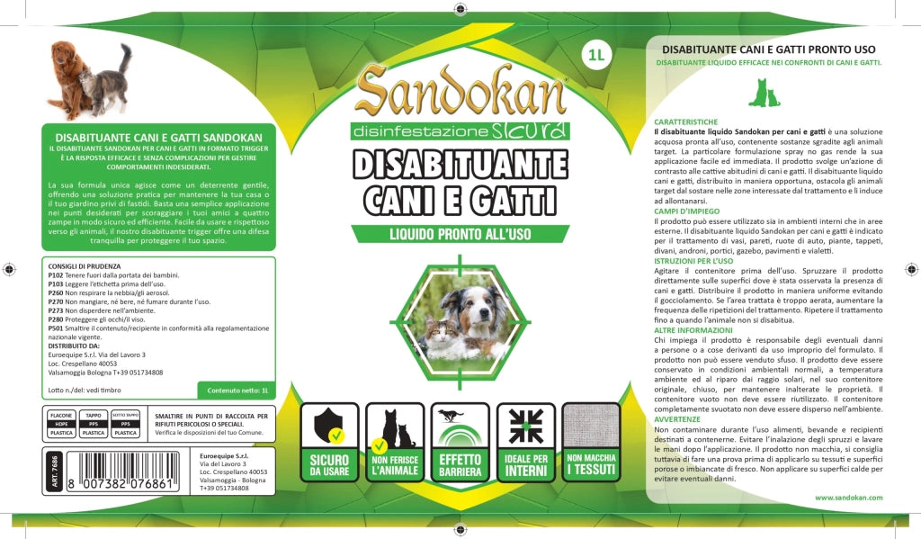 Disabituante Cani e Gatti liquido