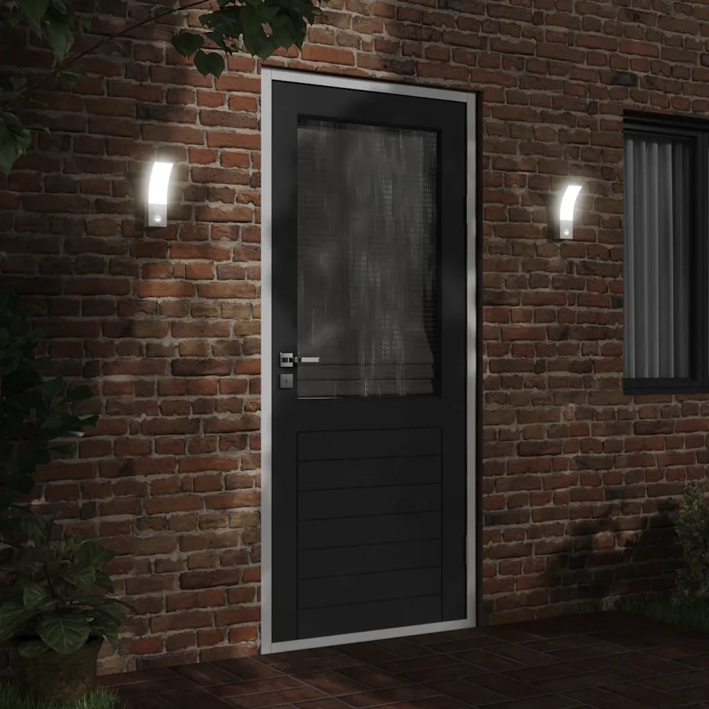 Applique con LED e Sensore Bianca in Alluminio Pressofuso CFW5711862