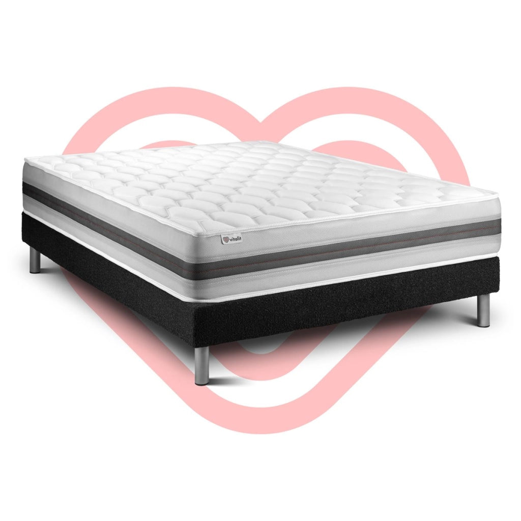 Set materasso e base 140x190 cm - Vitalspring Recover