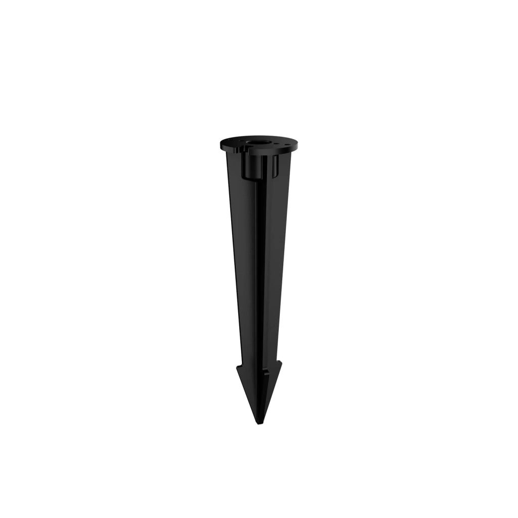 Picchetto O-ZONE Finitura Nera Metallo Diametro 5 cm Ideal Lux