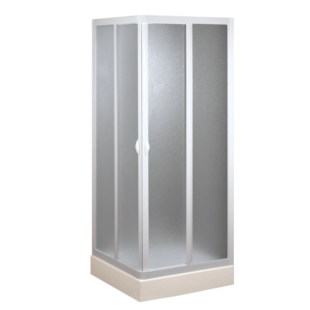 Box doccia 75x75 CM in Acrilico mod.Venere con apertura centrale