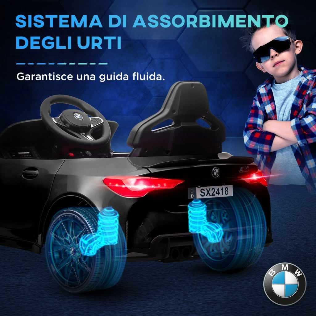 Auto Elettrica Bambini ¨C Minimal ¨C 108x69.5x51 cm, Nera