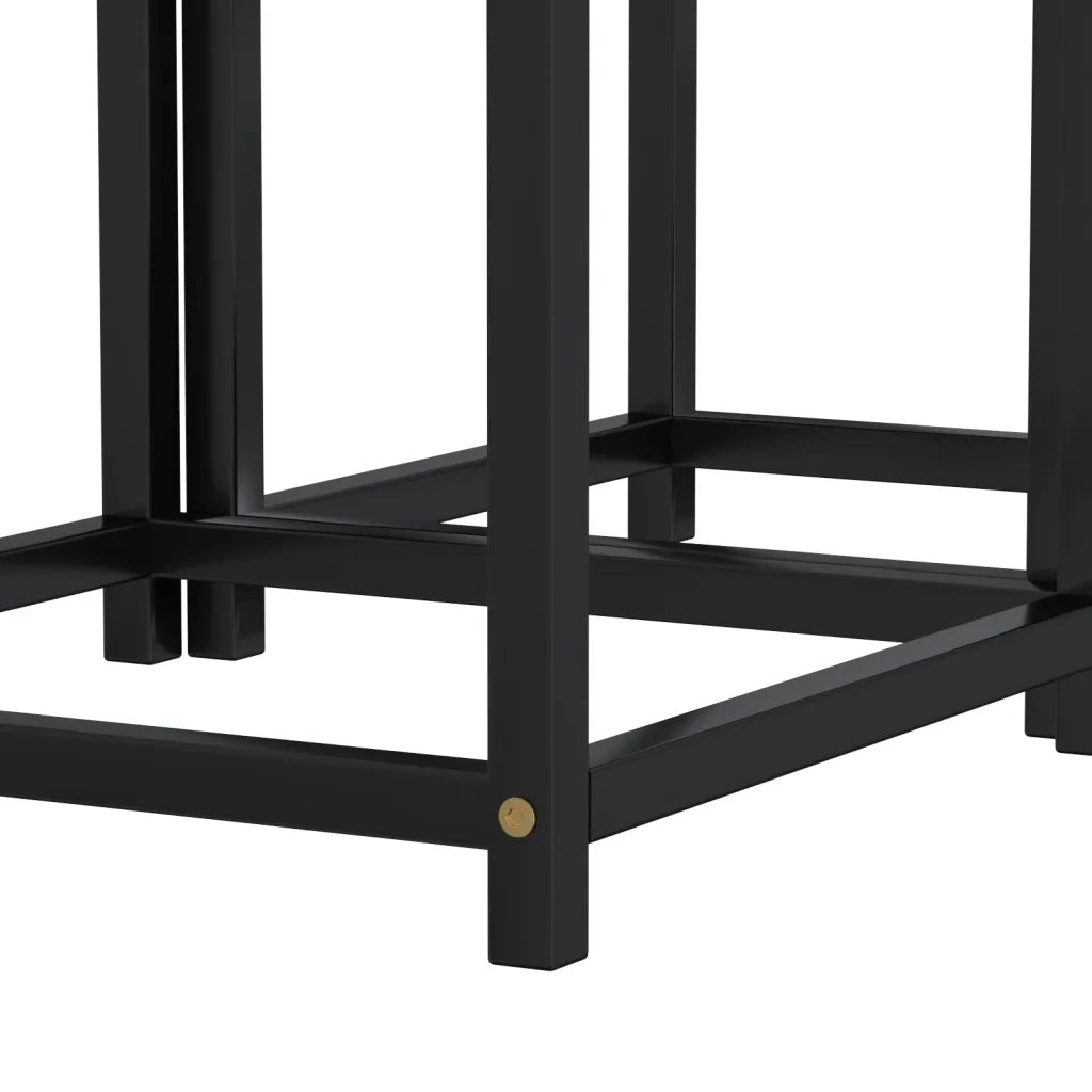 Tavolini 2 pz | Tavolo laterale in MDF Neri