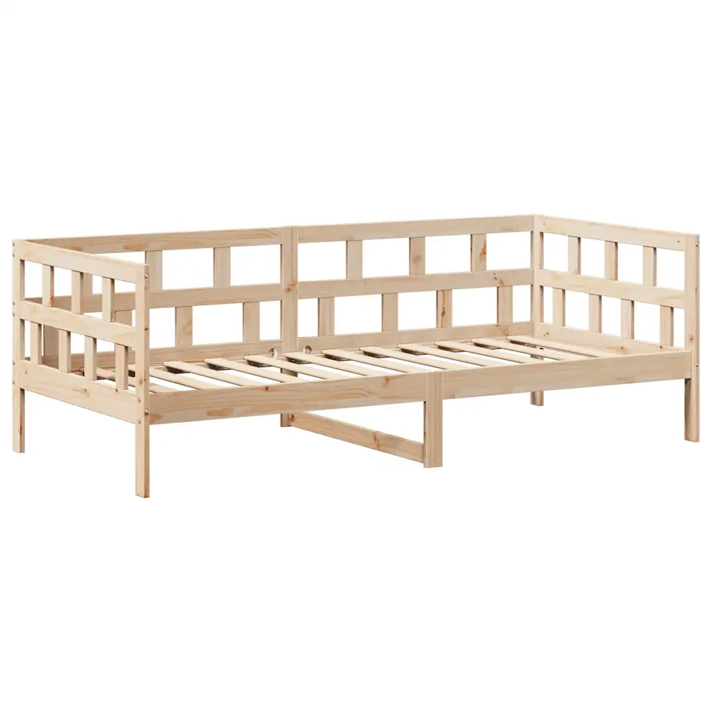 Letto singolo | Letto per adulti | Dormeuse con Tetto 80x200 cm in Legno Massello di Pino