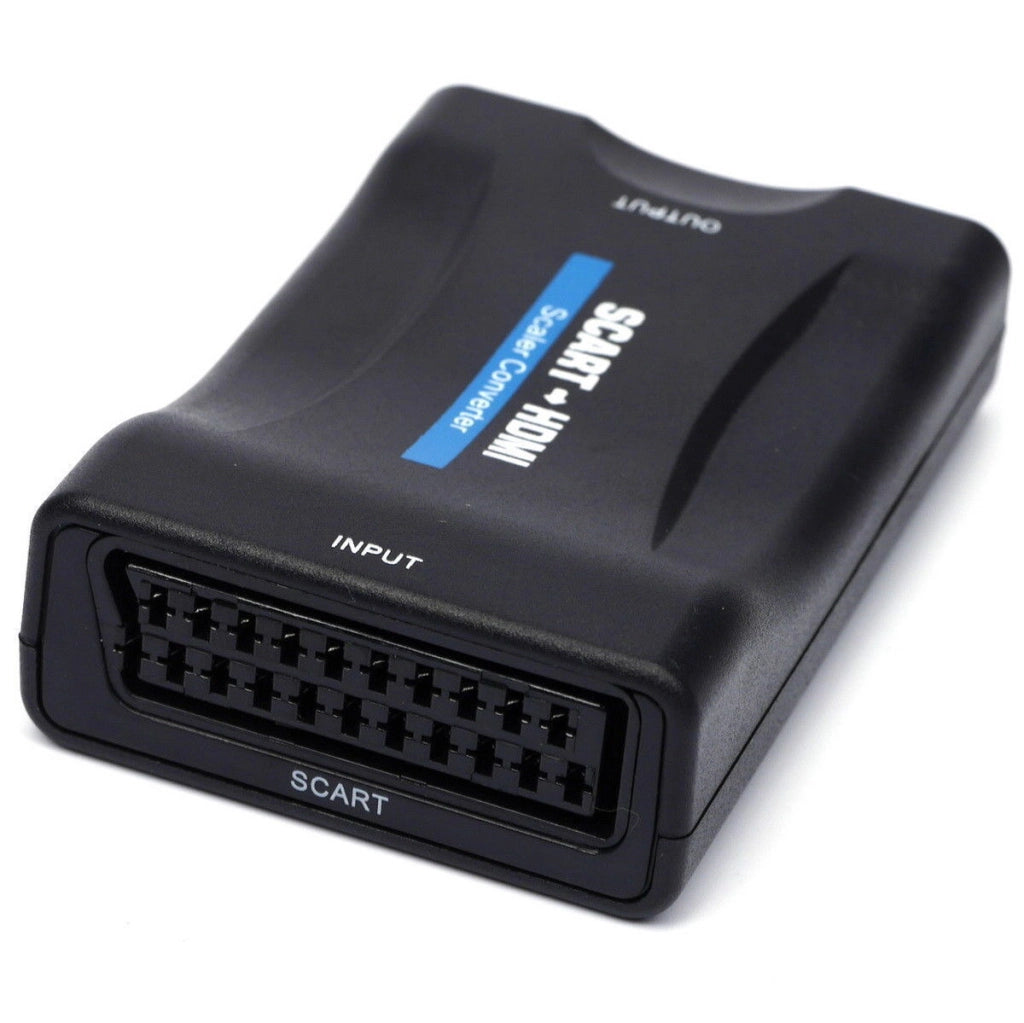 CONVERTITORE DA SCART A HDMI ADATTATORE VIDEO AUDIO STEREO TV 1080P FULL HD
