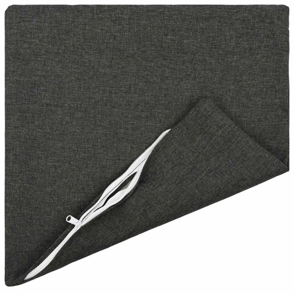 Cuscino da Lanciare 6 pz HEERLEN Grigio Scuro 35 x 35 cm 924124