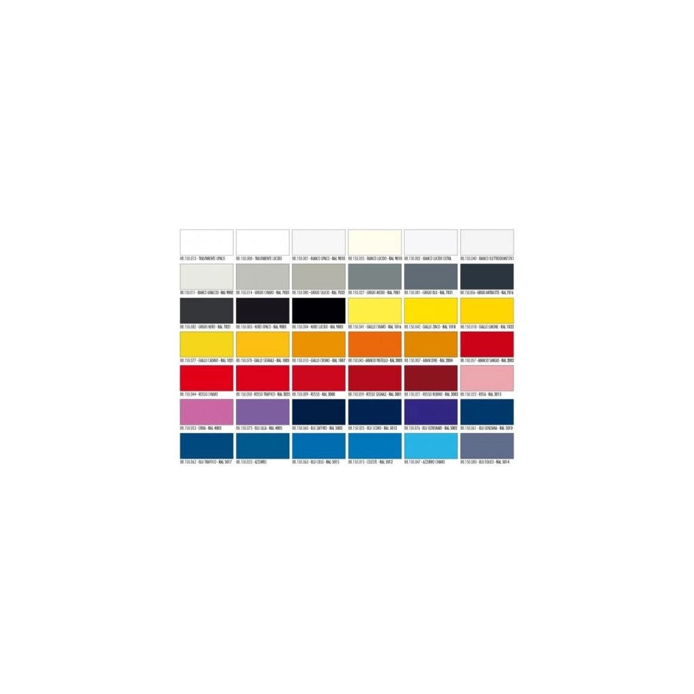 Saratoga bomboletta vernice happy color spray 400ml per legno ferro muro carta, colori disponibili  grigio chiaro lucido