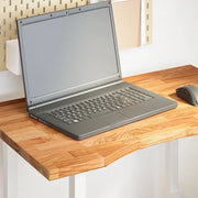 Dessus de bureau marron clair bois chêne massif rectangulaire