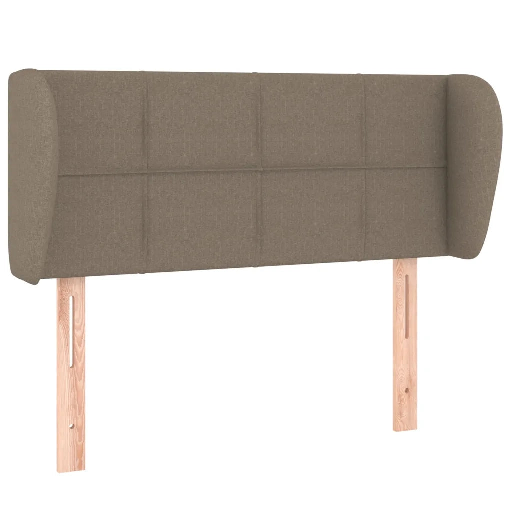 Testiera ad Orecchio Tortora 103x23x78/88 cm in Tessuto 3117138