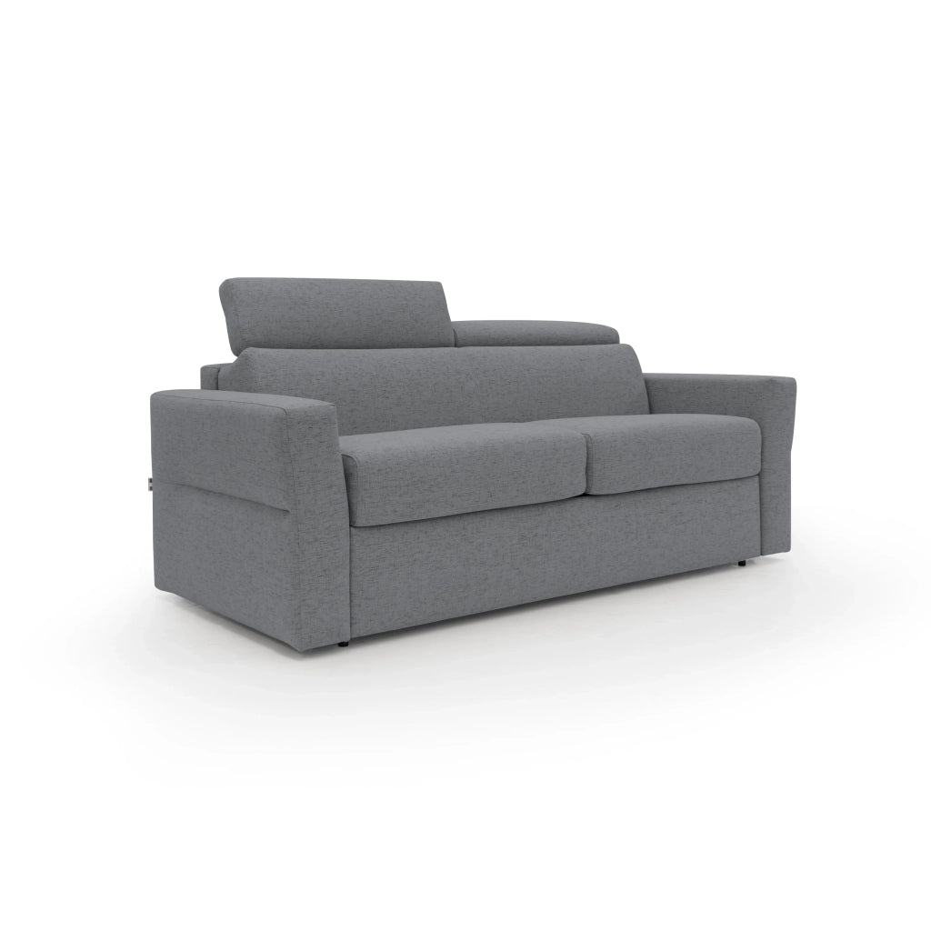 Avalon Divano letto con materasso H18 220 cm (mat. 160x197 cm) giallo