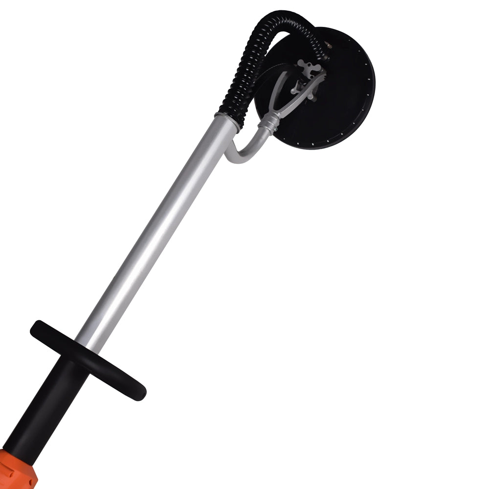 Levigatrice a giraffa orbitale per parete muro cartongesso soffitto 710w con tubo attacco aspirapolvere 6 dischi