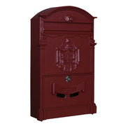 C CASSETTA POSTALE REGIA ROSSO 3003 25,5X9X41CM- 1,0 pz