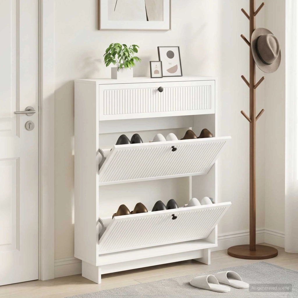 Mobile per scarpe EDE 78 x 24 x 103 cm Legno ingegnerizzato 895995