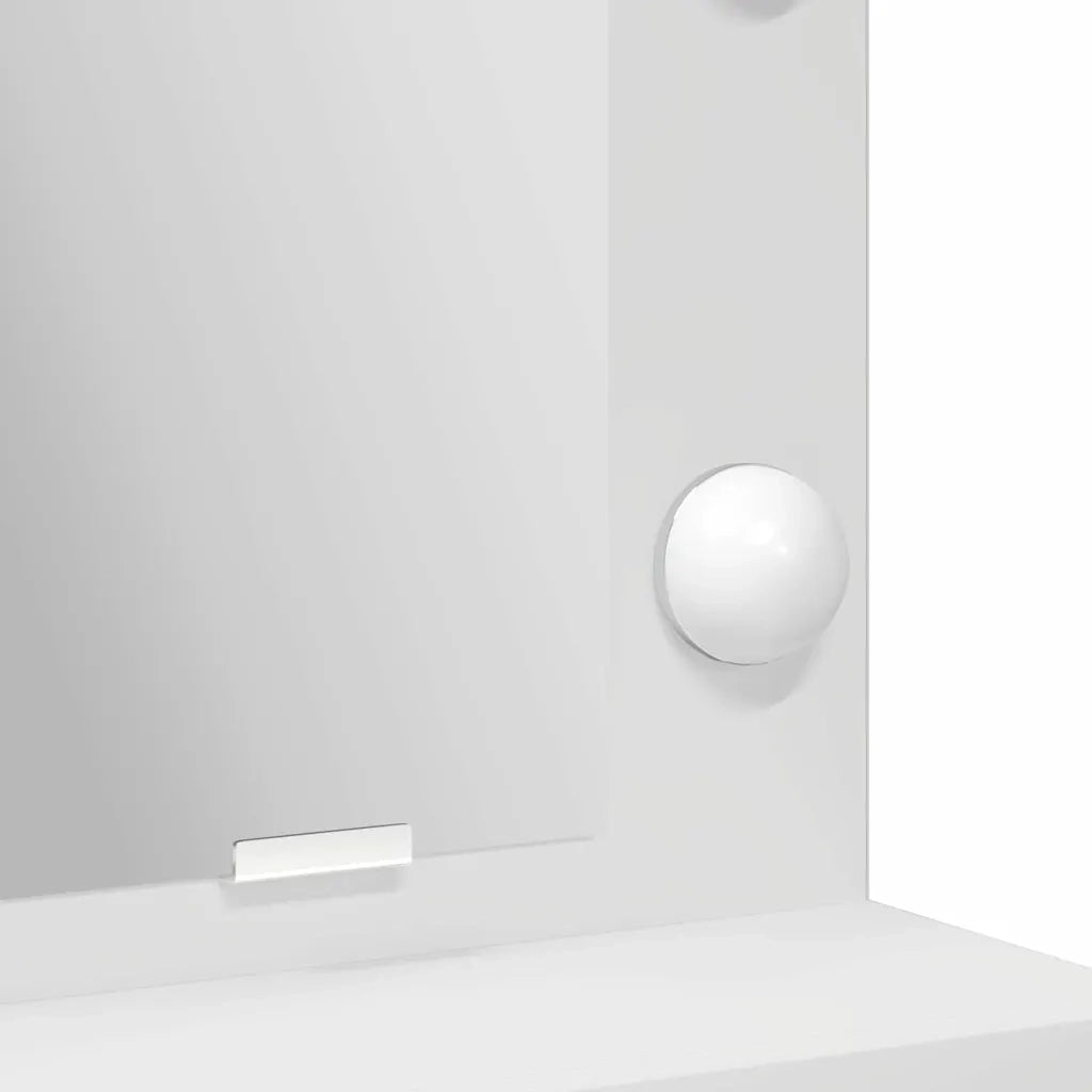 Tavolo da Trucco Bianco 50 x 41 x 135 cm Legno ingegnerizzato 865091