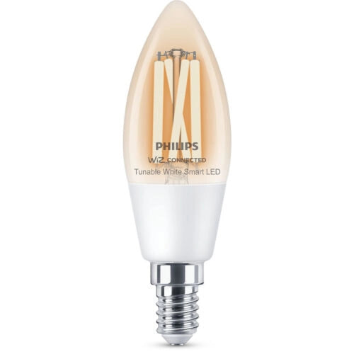 Lampadina a oliva a filamento 40W E14 Philips Smart