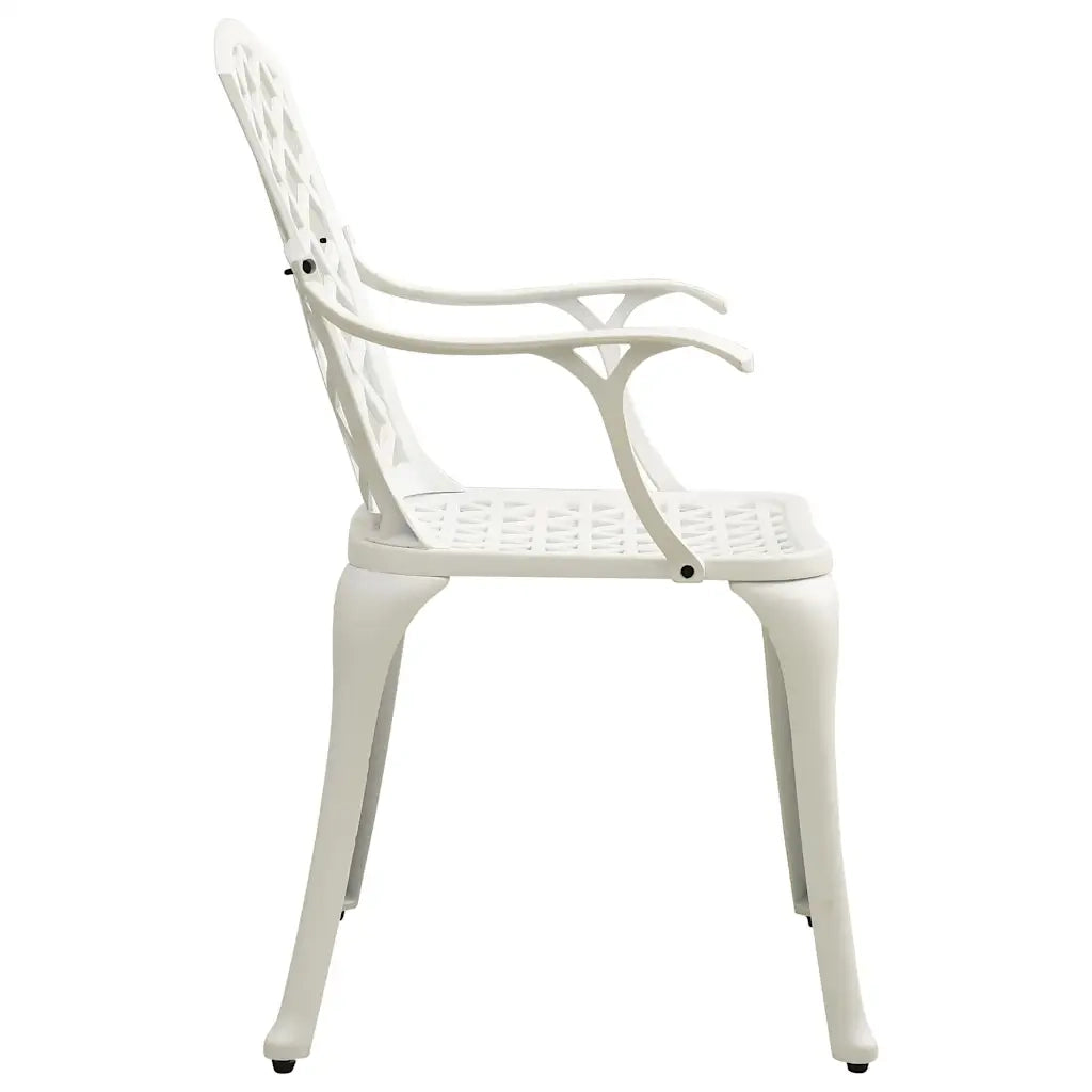 Set da Bistrot 5 pz in Alluminio Pressofuso Bianco 3070609