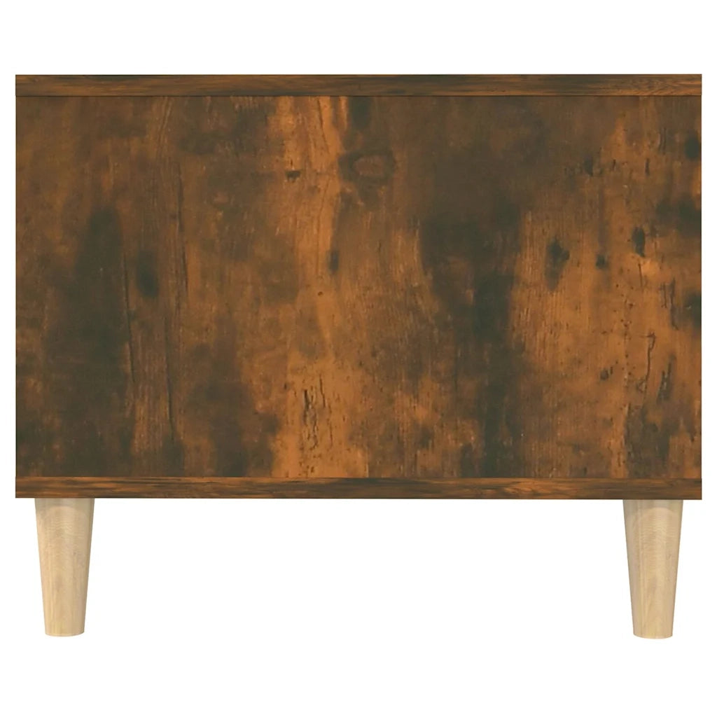 Tavolino da Salotto Rovere Fumo 102x50x40 cm Legno Multistrato 817525