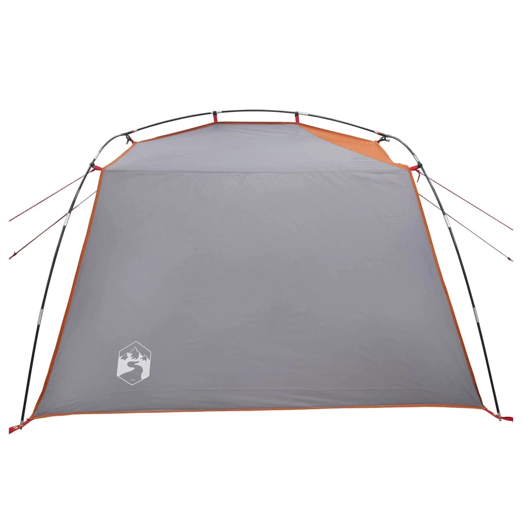 Tenda a tunnel 4 persona Grigio e arancione 42018567