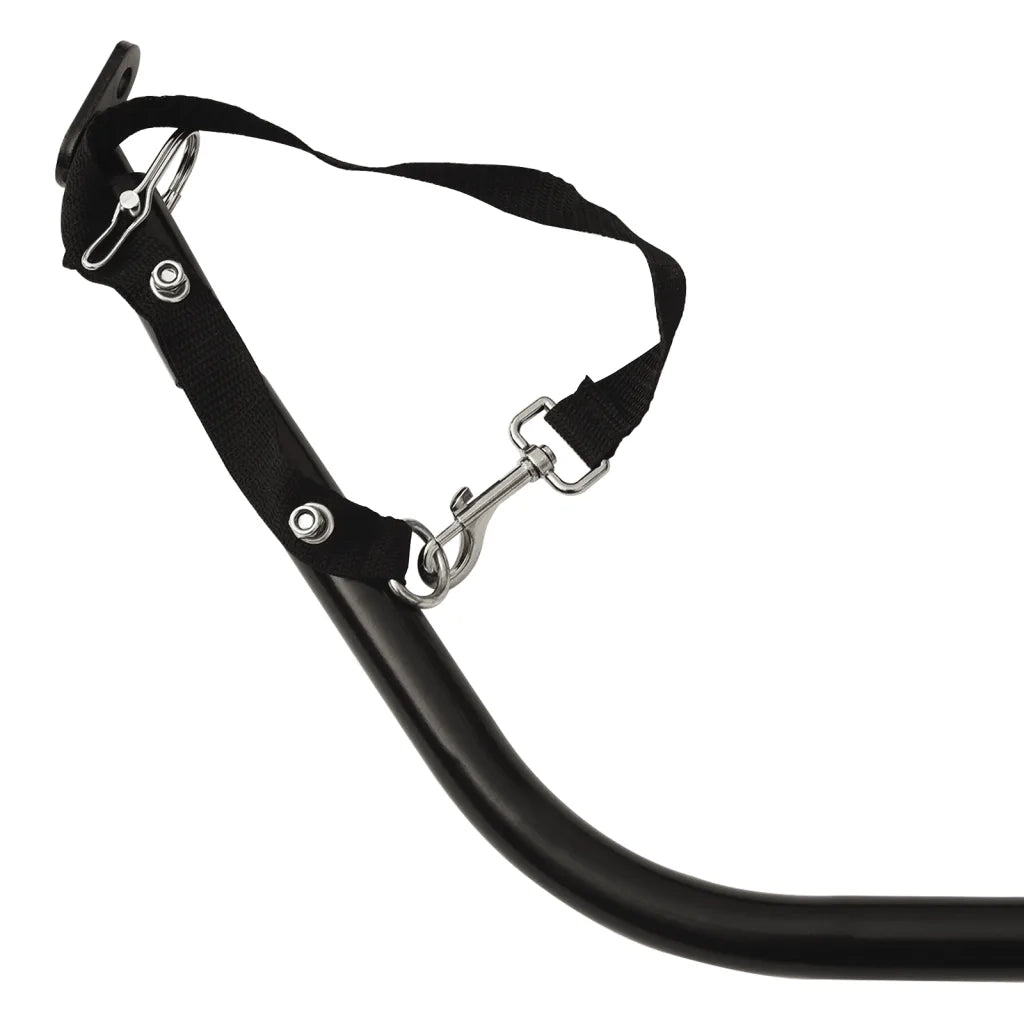 Rimorchio da Bici Nero e Giallo 30 kg in Ferro 94078