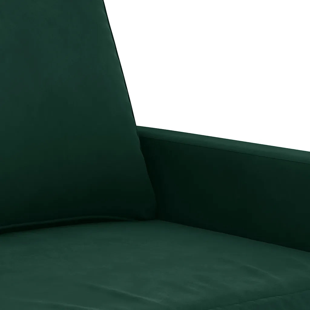 Fauteuil Vert foncé 60 cm Velours