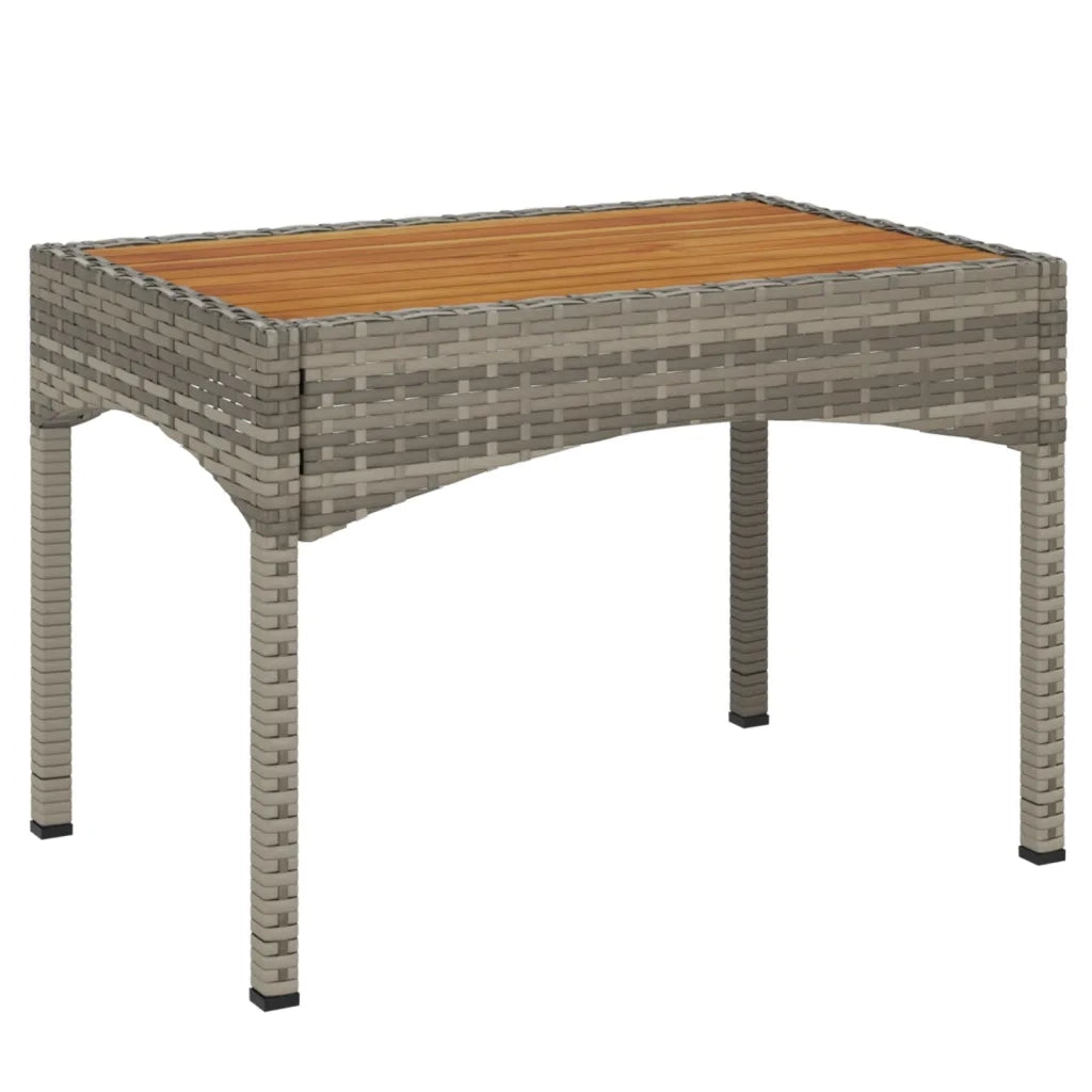 Set Divani da Giardino 3 pz con Cuscini in Polyrattan Grigio 319907