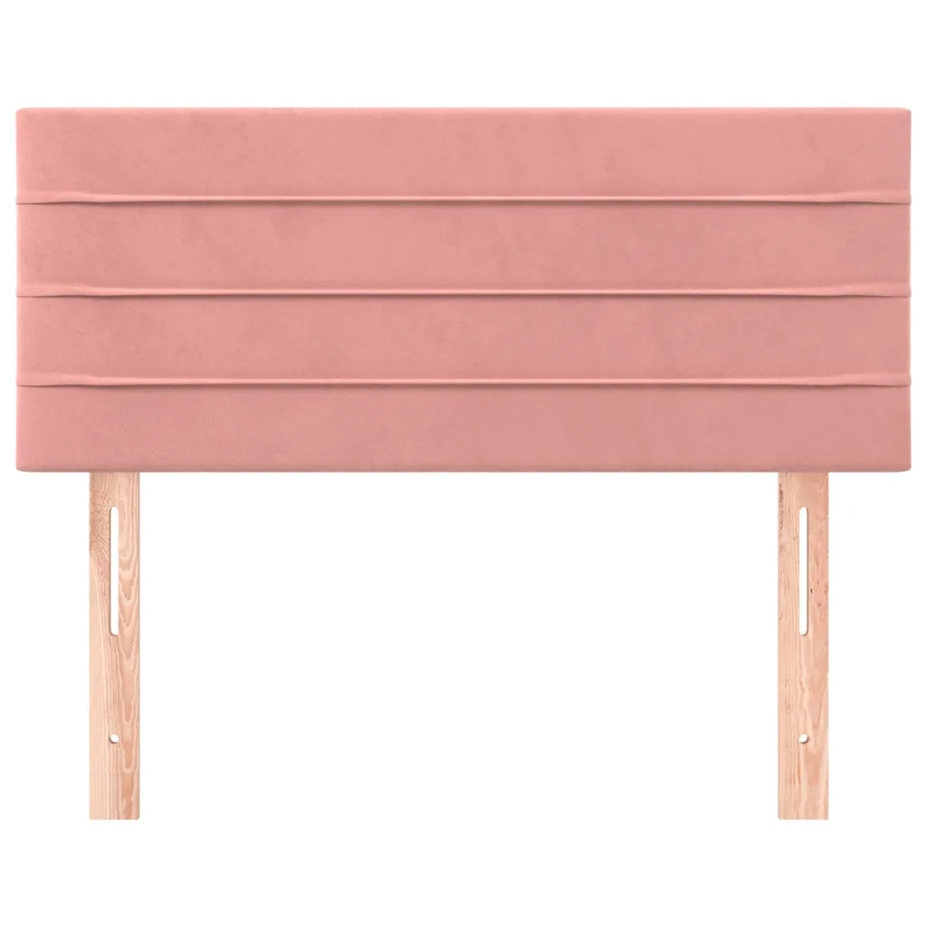 Testiera | Testata Rosa 80x5x78/88 cm in Velluto