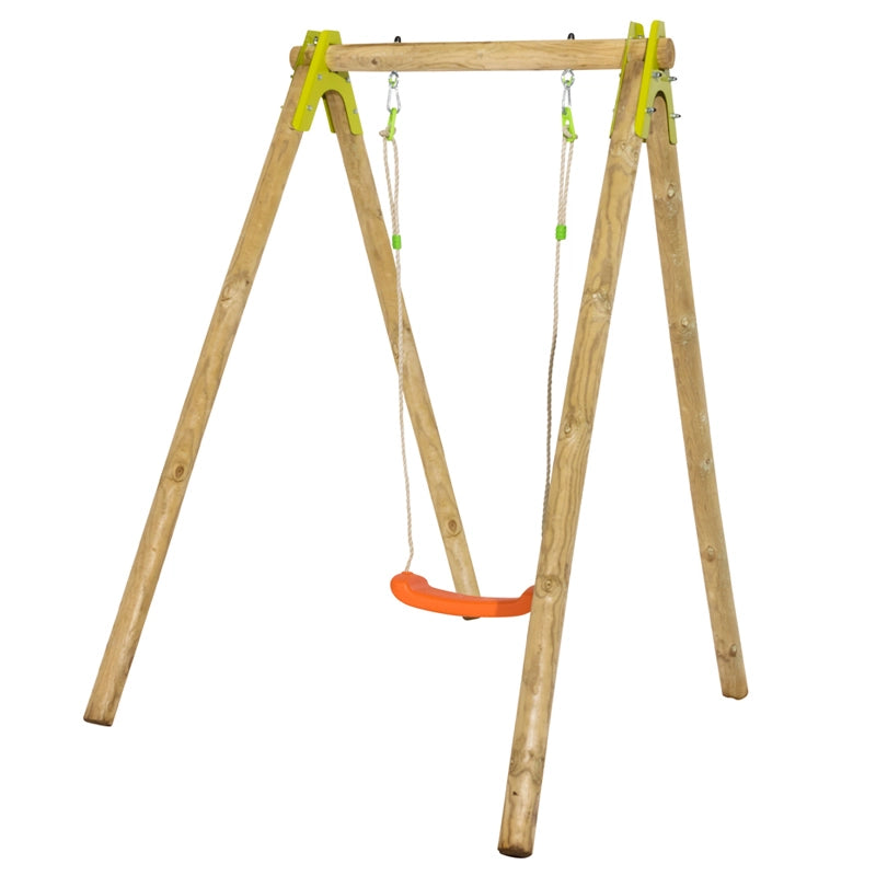 Altalena singola per bambini in legno SALLY