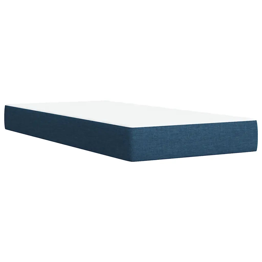 Giroletto a Molle con Materasso Blu 100x200 cm in Tessuto 3289680