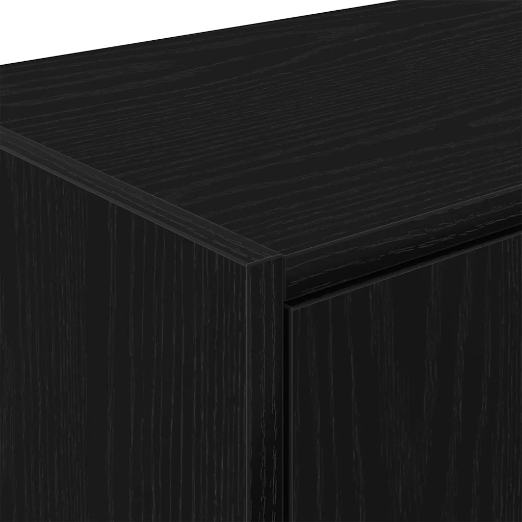 Pensili per Garage 2 pz Neri in Legno Multistrato CFW8542166