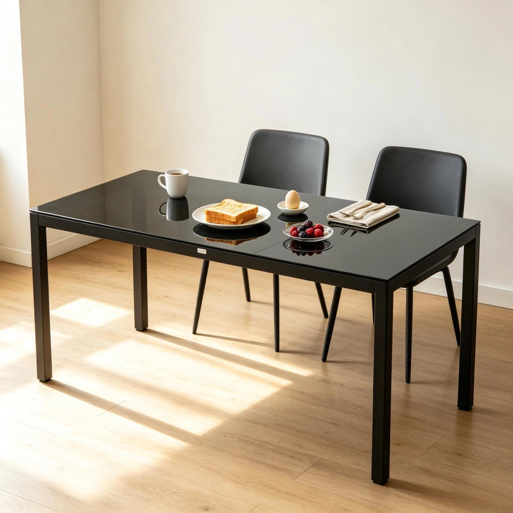 Tavolo da pranzo - elegante - moderno - multifunzionale - da giardino e interno - solo tavolo