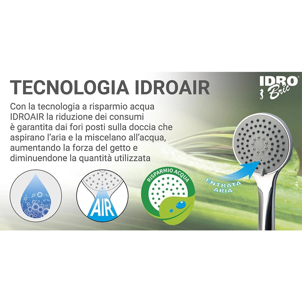 Soffione campana windgate con risparmio acqua